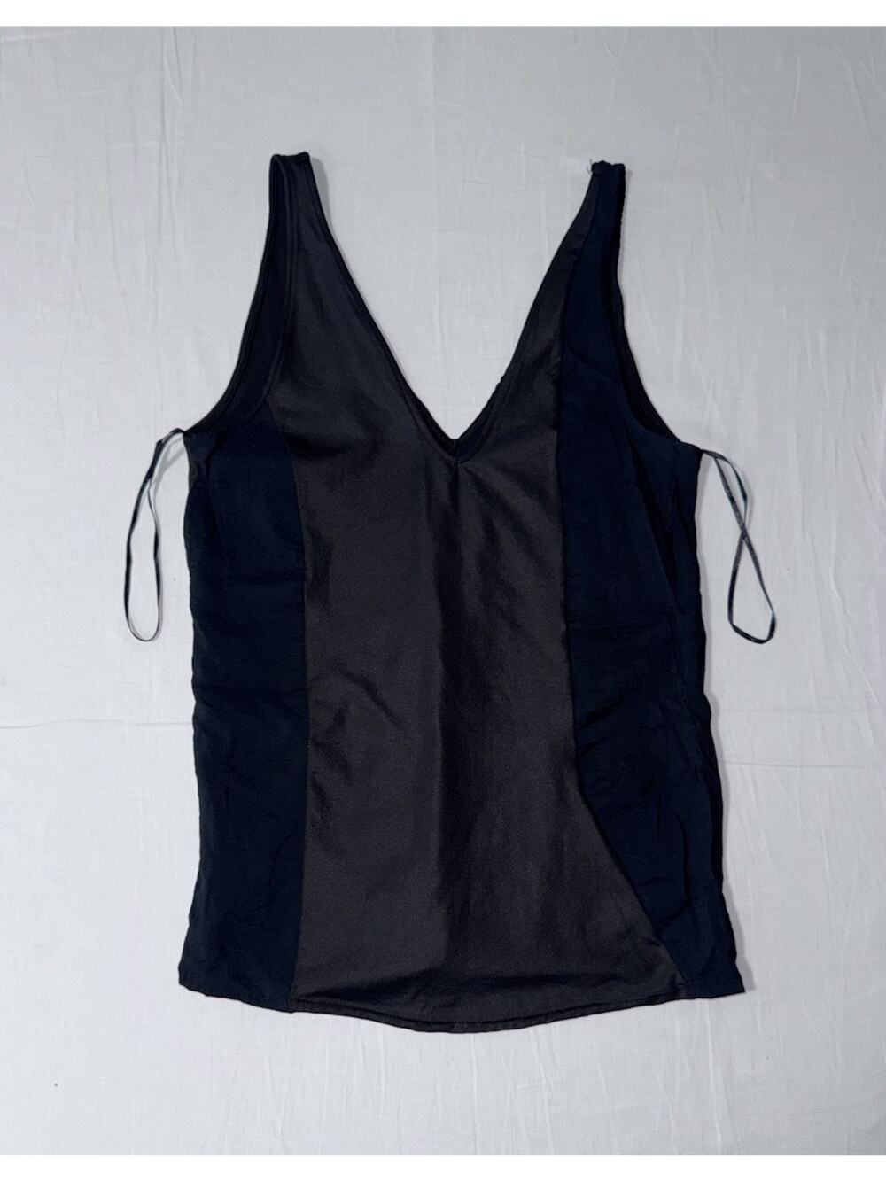 H&M Women’s Blouse Top Black - Size 2 - Made in Turkey